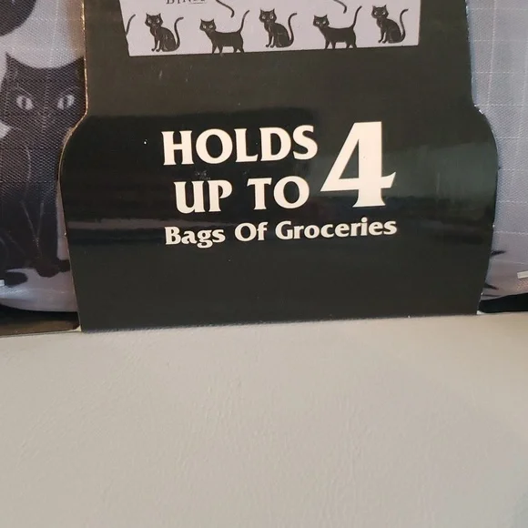 Black cat Halloween reusable bag NWT - Picture 4 of 4